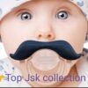 Baby Funny Pacifier silicone with cute Moustache BPA free