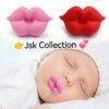 Funny Cute Kiss Lip Silicone Baby Pacifier- BPA Free, Adorable & Safe for Your Little One"