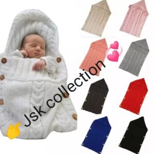 Baby Knitted Swaddle Wrapping Sleeping Bag